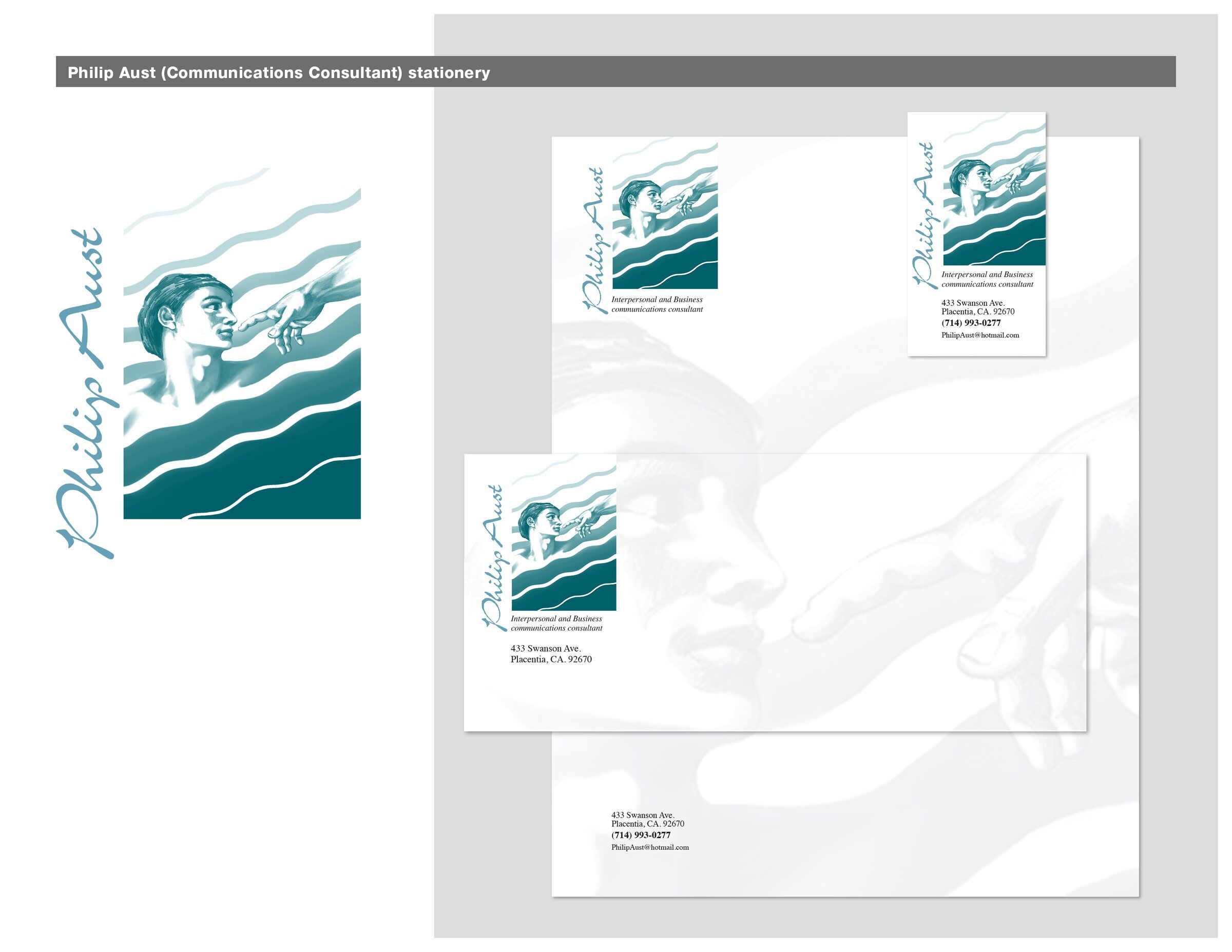 Philip Aust (Communications Consultant) stationery