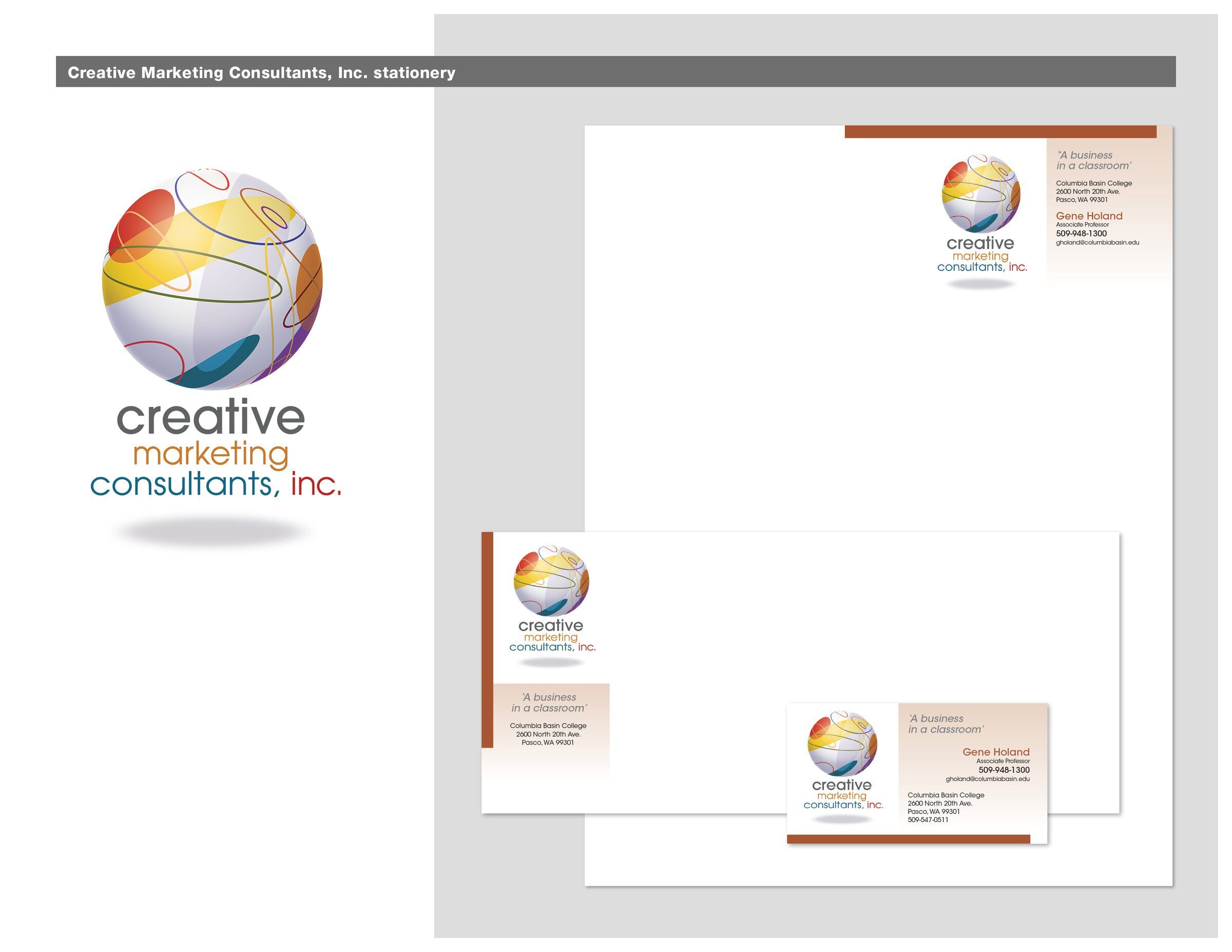 Creative Marketing Consultants, Inc. stationery